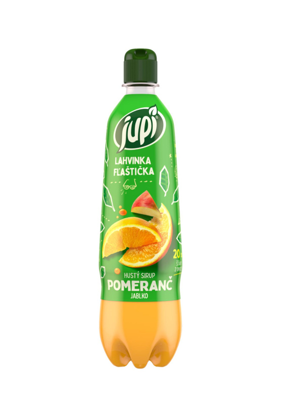 Sirup Jupí Hustý - pomeranč, 0,7 l