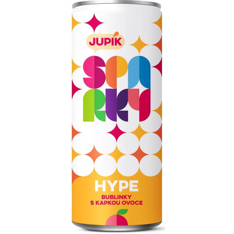 Jupík Sparky Hype Sycený nápoj plech