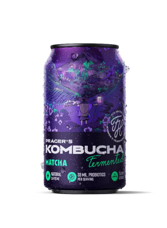 Pragers Kombucha Matcha 330 ml