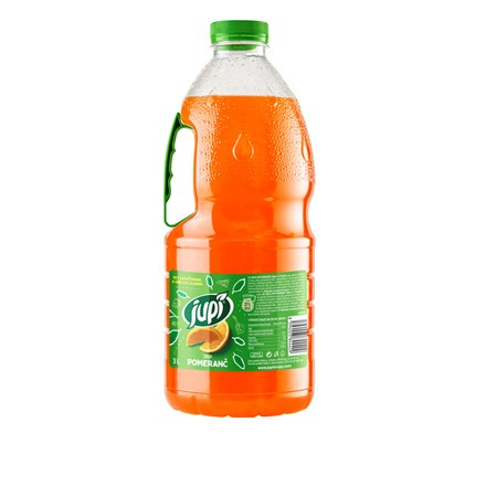 Jupí - ovocný sirup - Pomeranč, 3 l
