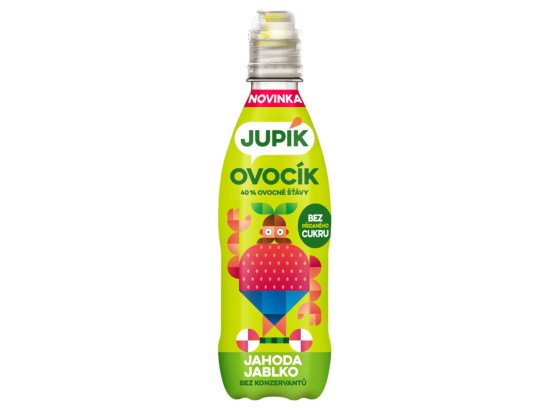 Jupík Ovocík 20% Jablko jahoda 330ml