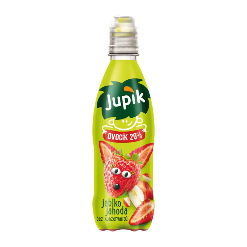Jupík Ovocík 20% Jablko jahoda 330ml