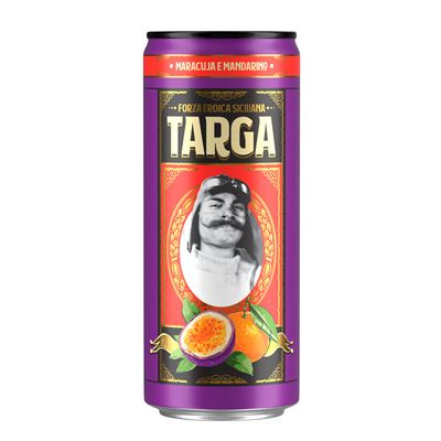 Limonáda Targa Florio - tonic, maracuja, mandarinka, plech, 24x 0,33 l