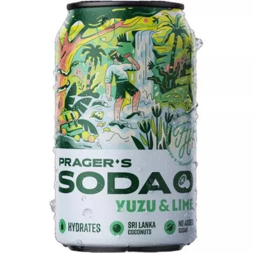 Pragers Soda Yuzu & Lime 330 ml