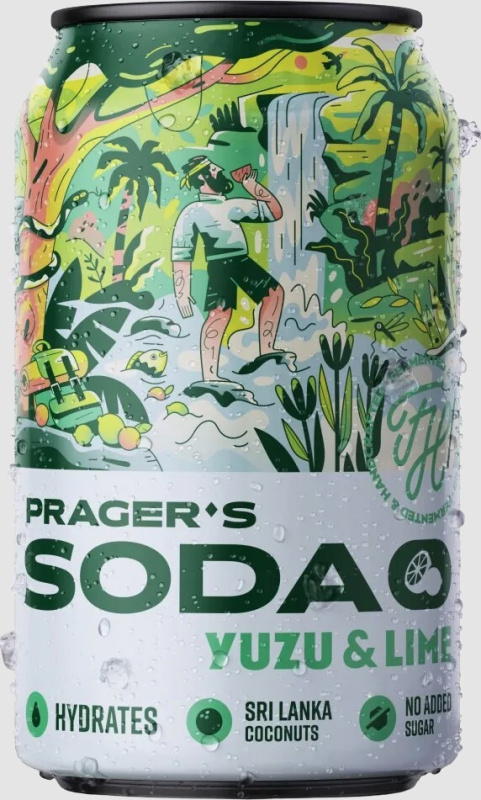 Pragers Soda Yuzu & Lime 330 ml