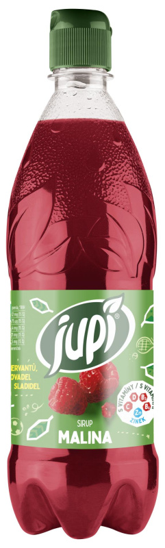 Sirup Jupí - malina, 0,7 l