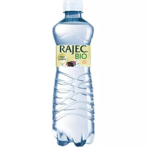Ochucená voda Rajec  - BIO, rybíz, šípek, jemně perlivá, 8x 0,75 l