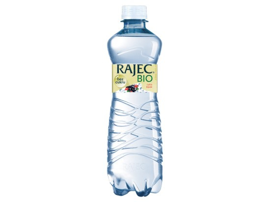Ochucená voda Rajec  - BIO, rybíz, šípek, jemně perlivá, 8x 0,75 l