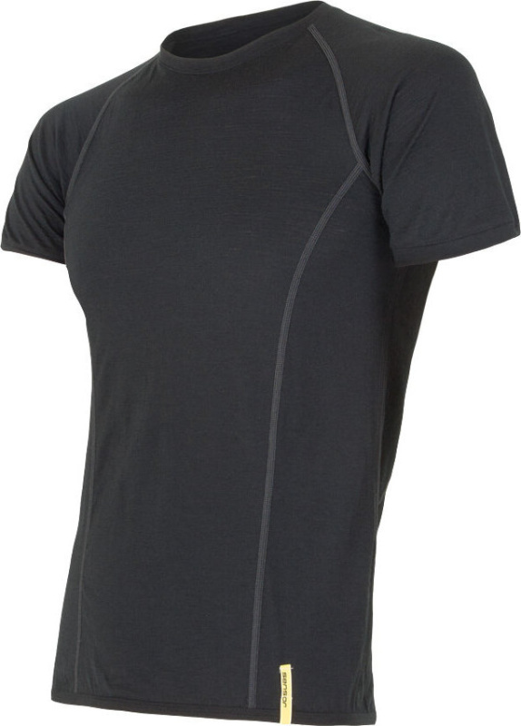 Pánské merino tričko SENSOR active černá Barva: černá, Velikost: S