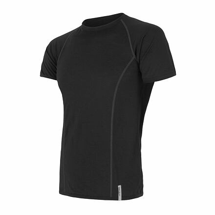 Pánské merino tričko SENSOR active černá Barva: černá, Velikost: S