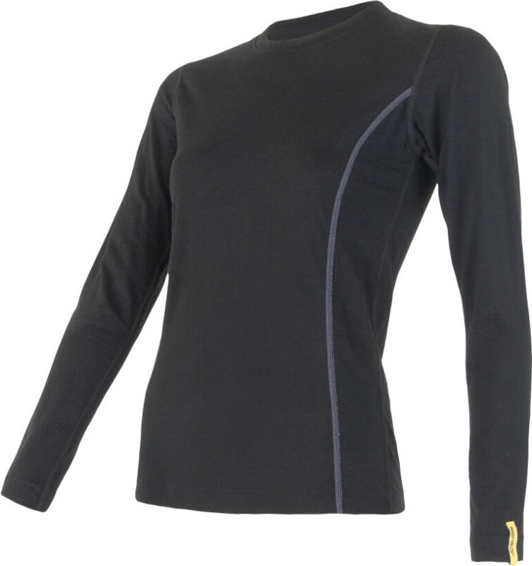 Dámské termo tričko SENSOR Merino active černá Barva: černá, Velikost: XL