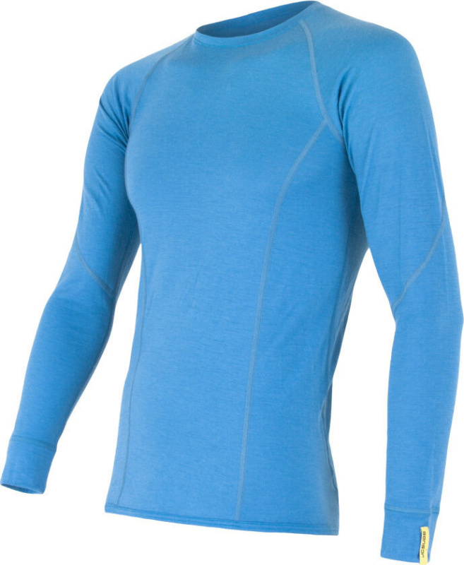 Sensor Pánské termo tričko SENSRO Merino active modrá Barva: Modrá, Velikost: S