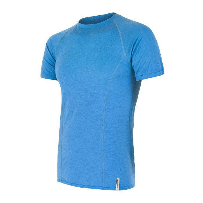 Pánské merino tričko SENSOR active modrá Barva: Modrá, Velikost: XXL