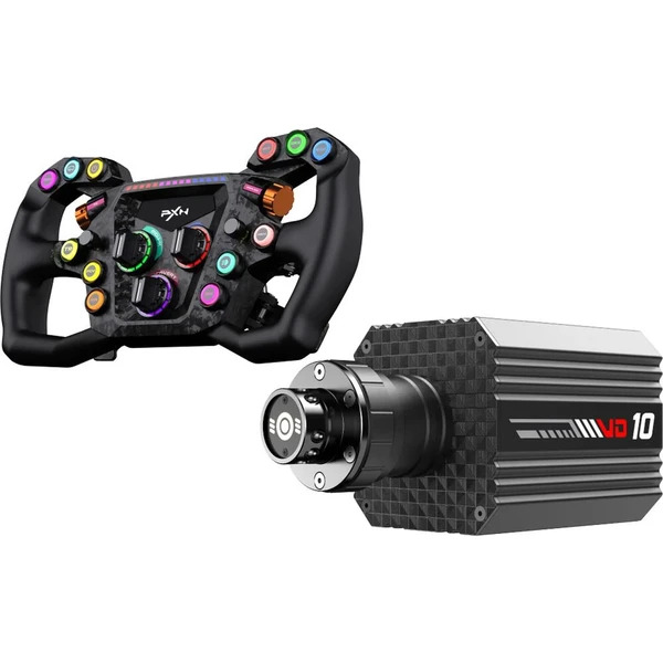 PXN Bundle VD10+W GTL GT ONE Direct Drive základna a volant pro PC