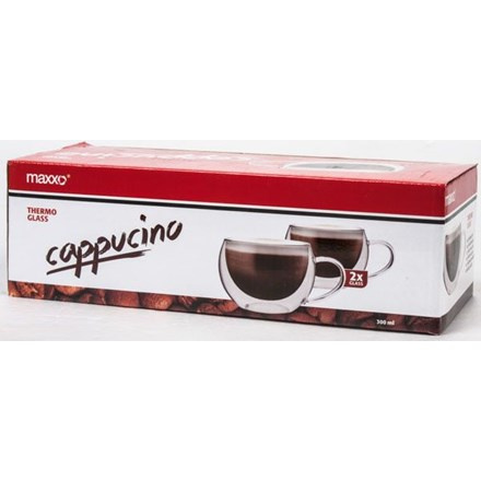 MAXXO Šálek dvoustěnný Cappucino 300 ml 2 ks