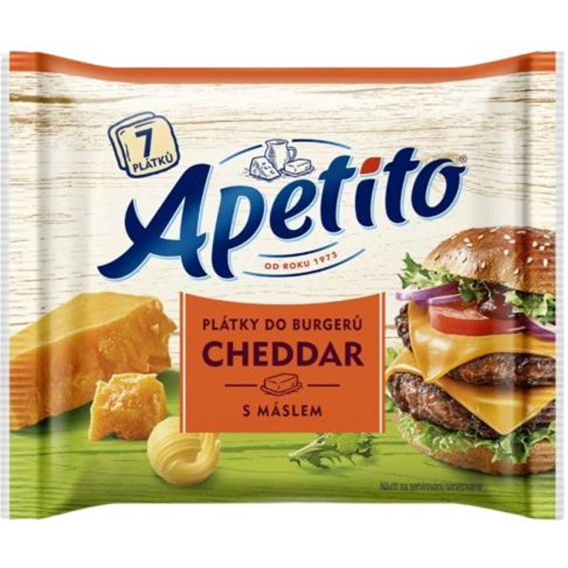 Apetito Cheddar plátky do burgerů