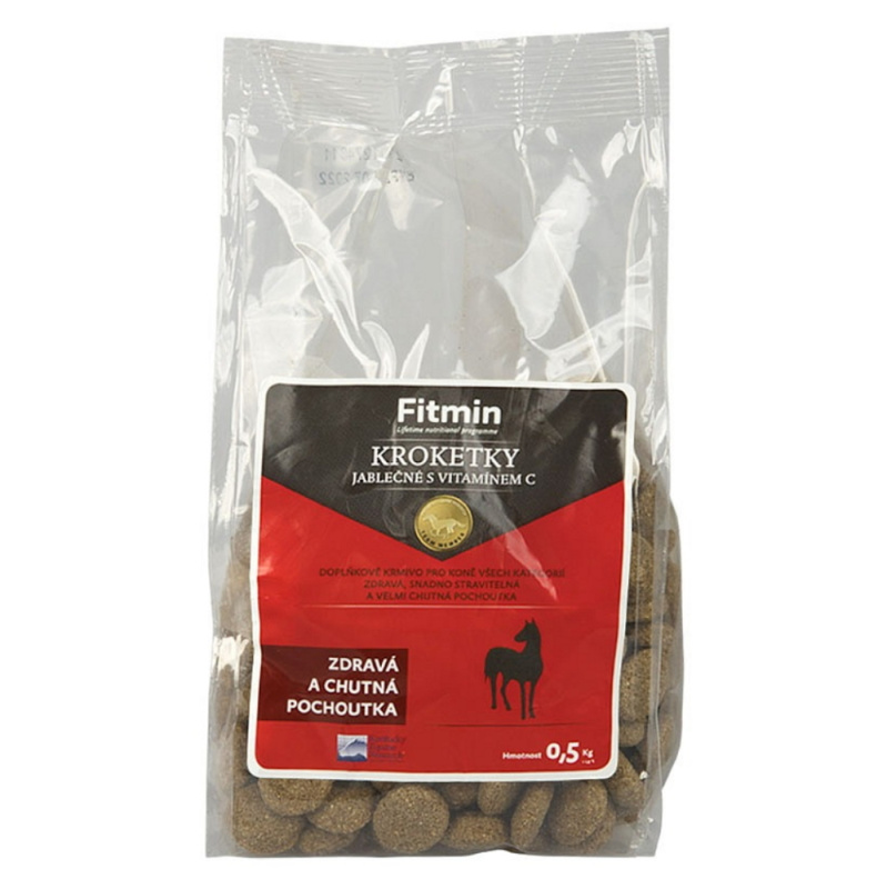 FITMIN Horse kroketky jablko+ vit. C 500 g