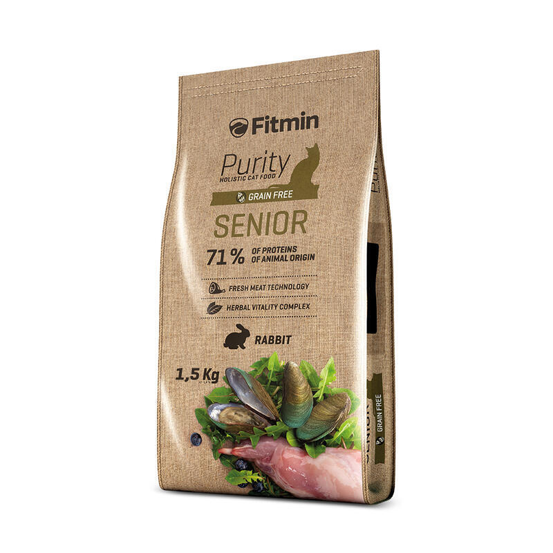 Fitmin cat Purity Senior 1,5 kg