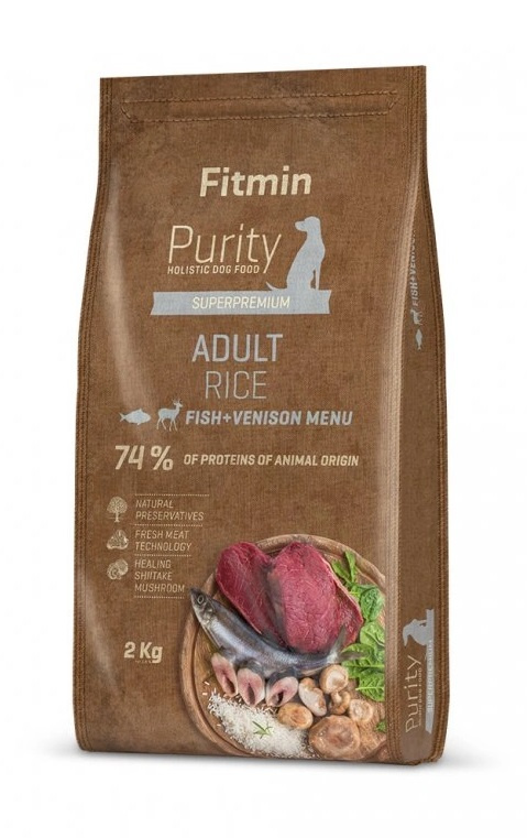 Fitmin dog Purity Rice Adult Fish&Venison 2 kg