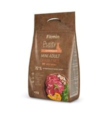 Fitmin kompletní krmivo pro psy Purity Grain Free Adult Mini Beef  4 kg