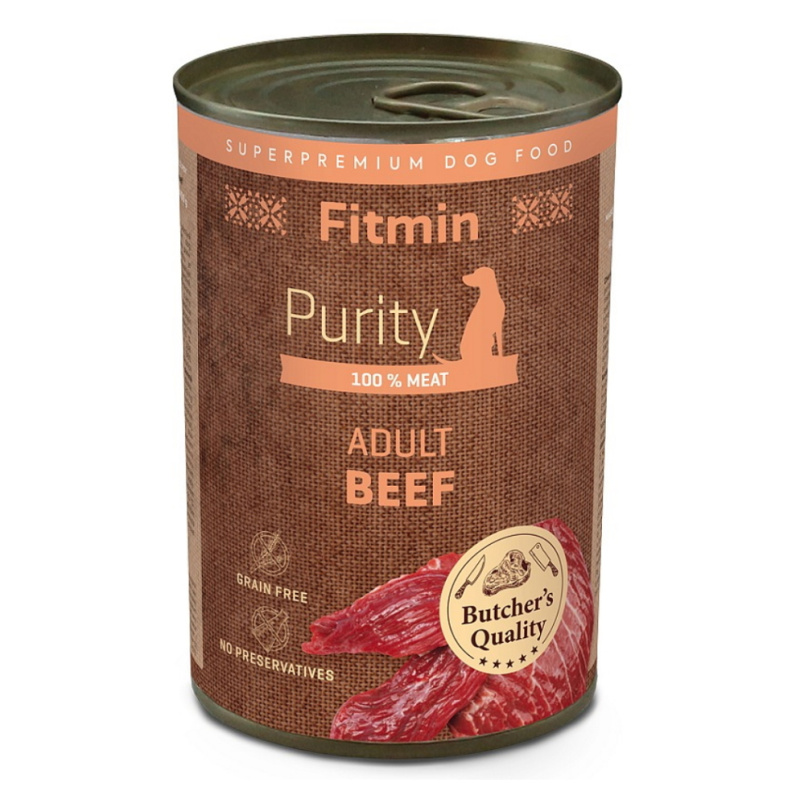 Fitmin dog Purity tin konzerva beef 400g