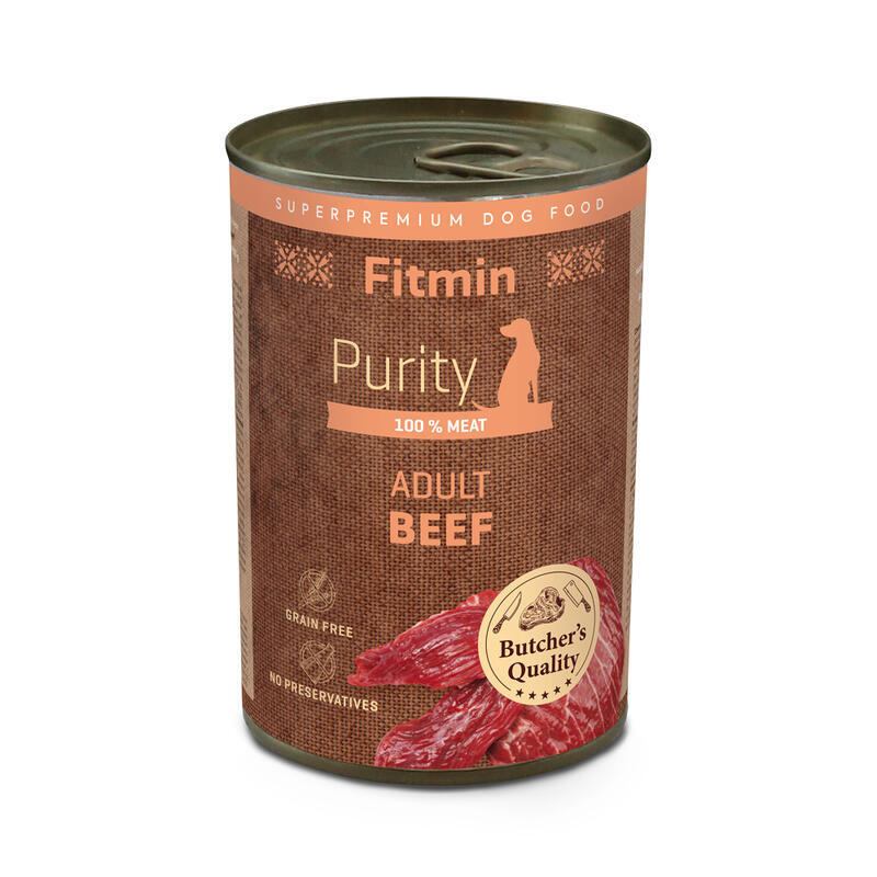 Fitmin dog Purity tin konzerva beef 400g