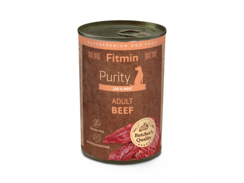 Fitmin dog Purity tin konzerva beef 400g