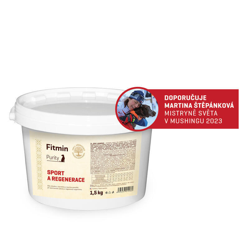 Fitmin dog Purity Sport a regenerace 1,5 kg