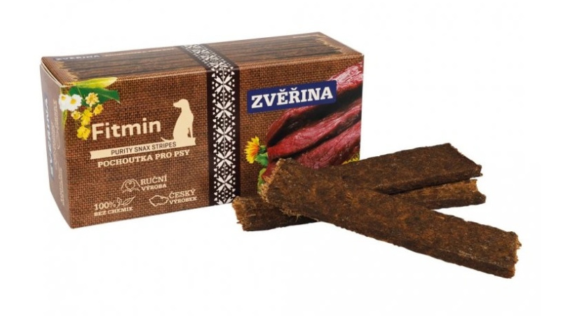 Fitmin dog Purity Snax STRIPES wild CZ/SK 120 g