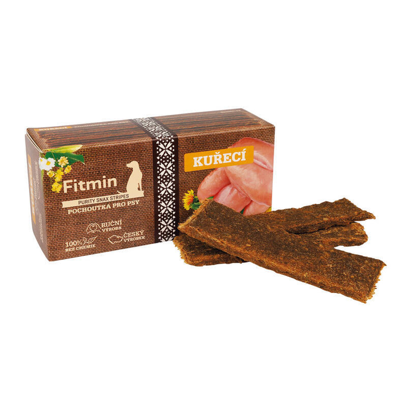 Fitmin dog Purity Snax STRIPES chicken CZ/SK 120 g
