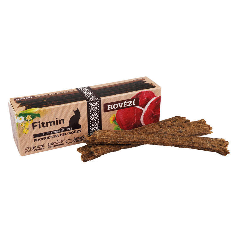 Fitmin cat Purity Snax STRIPES beef CZ/SK 35 g