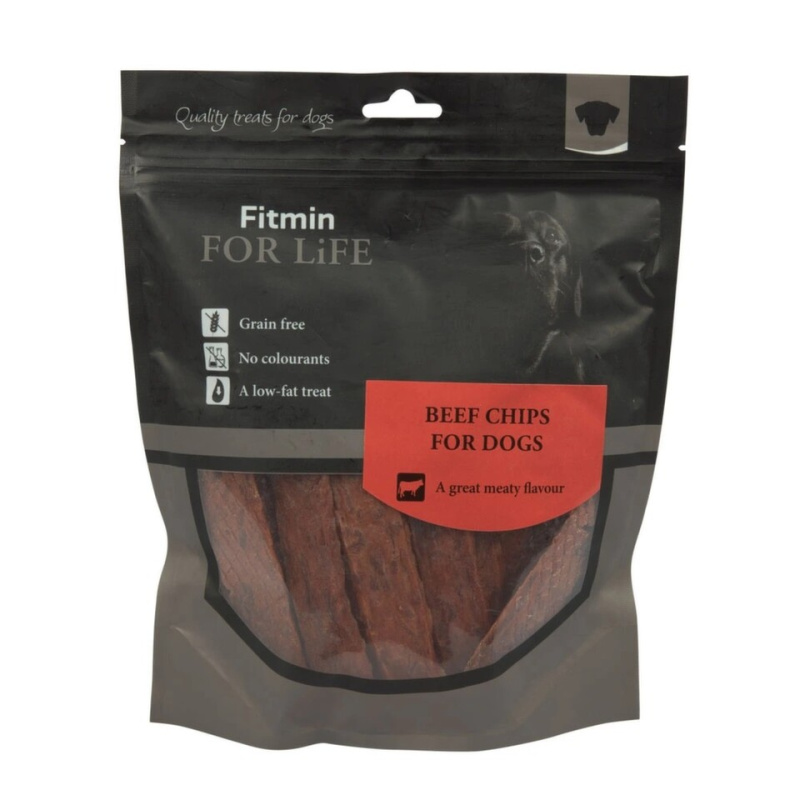 Pochoutka FFL dog treat beef chips 400g
