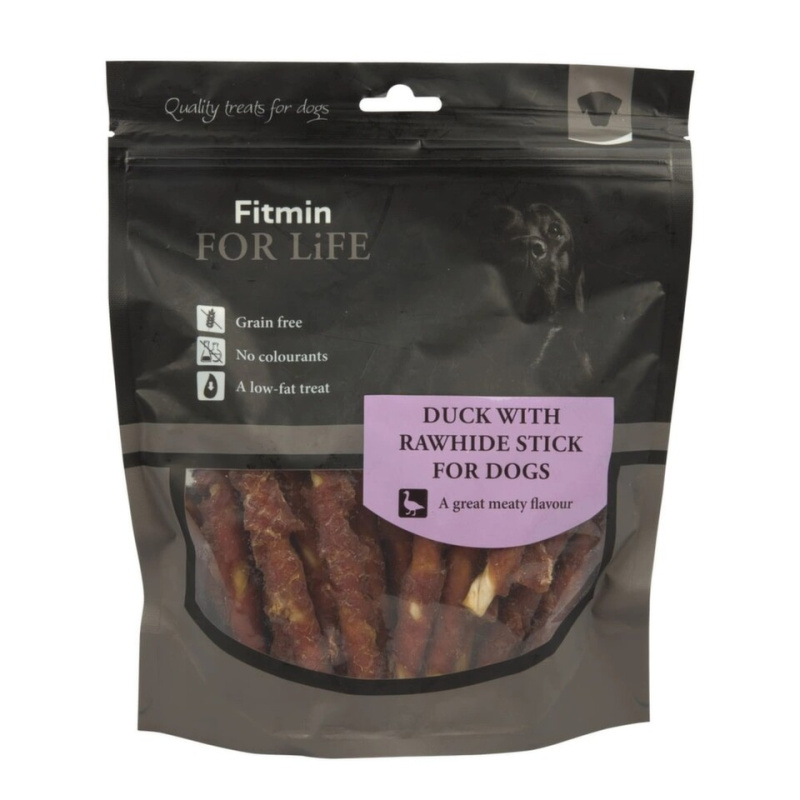 Pochoutka FFL dog treat Kachna na bůvolí tyčce 400g