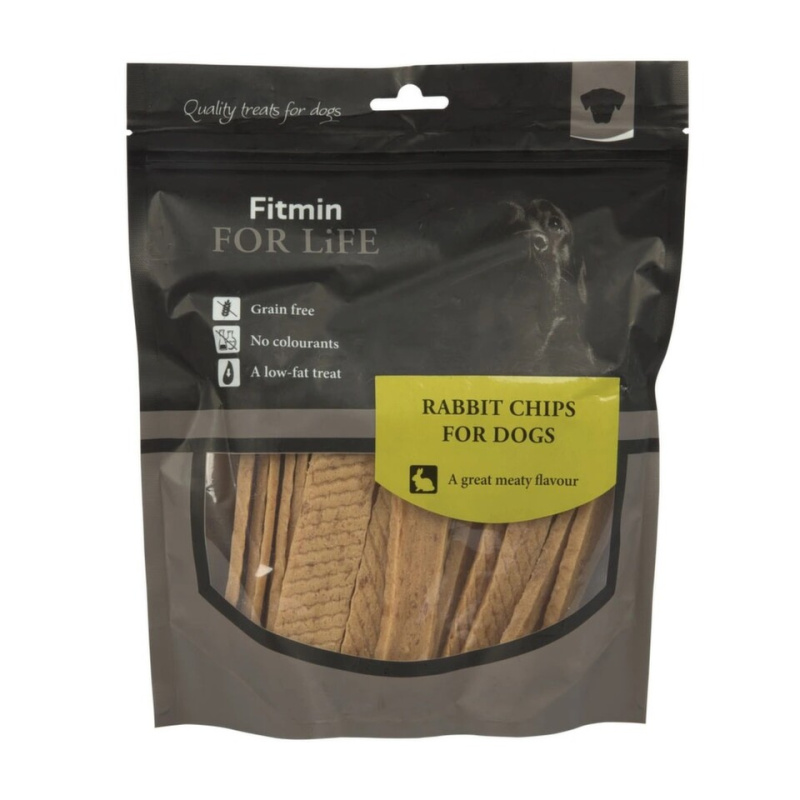Pochoutka FFL dog treat Králičí plátky 400g