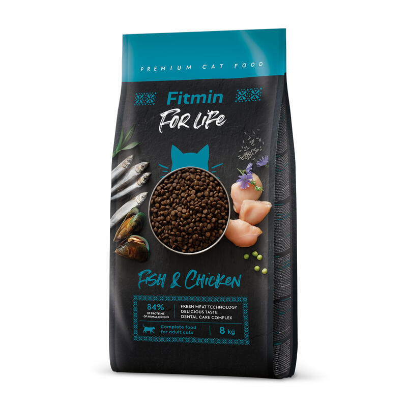 Fitmin cat For Life Adult Fish and Chicken 8 kg