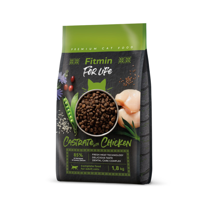 Fitmin cat For Life Castrate Chicken 1,8 kg