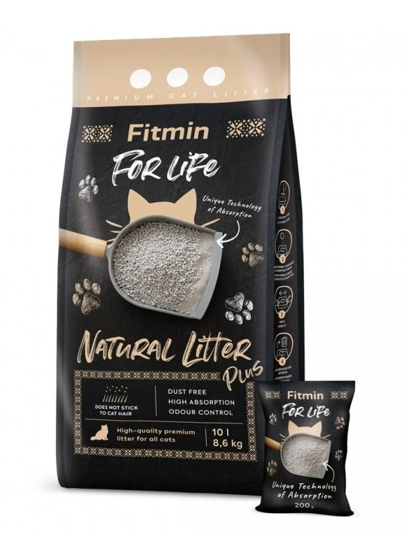 Fitmin cat For Life natural litter plus 10l/8,6kg