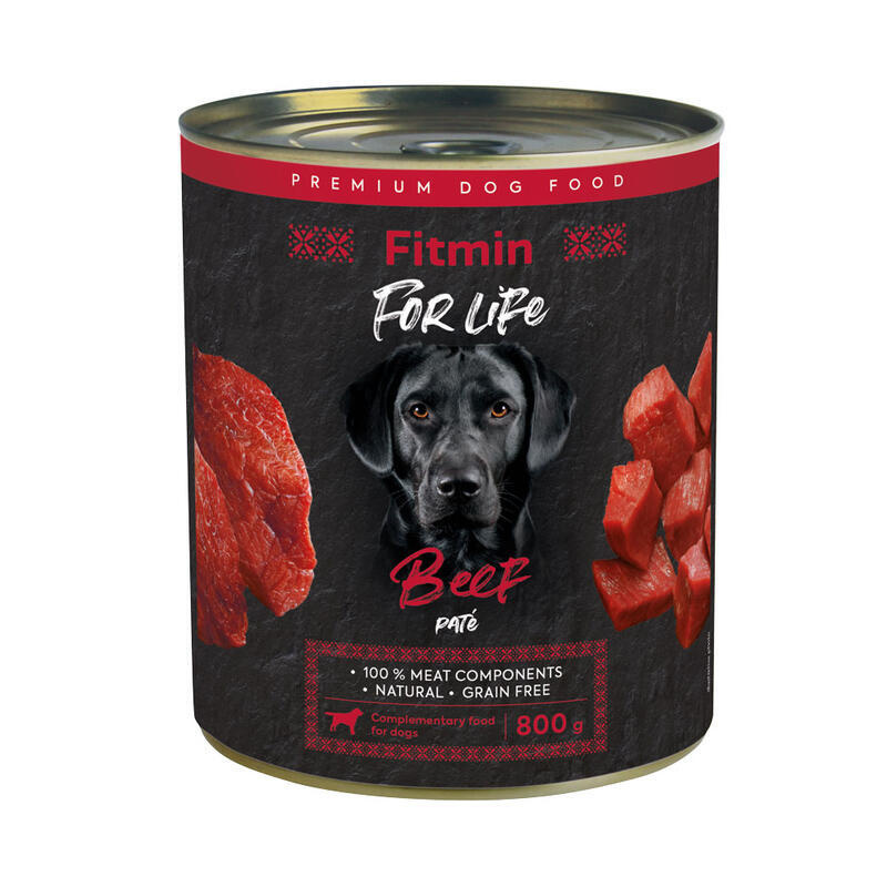 Fitmin dog For Life tin beef 800 g