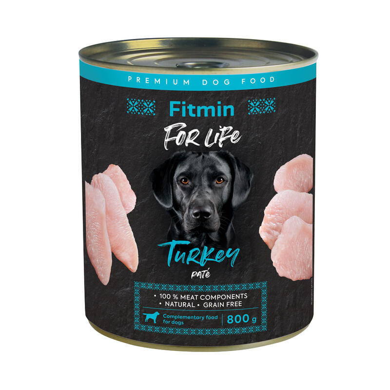 Fitmin dog For Life tin turkey 800 g