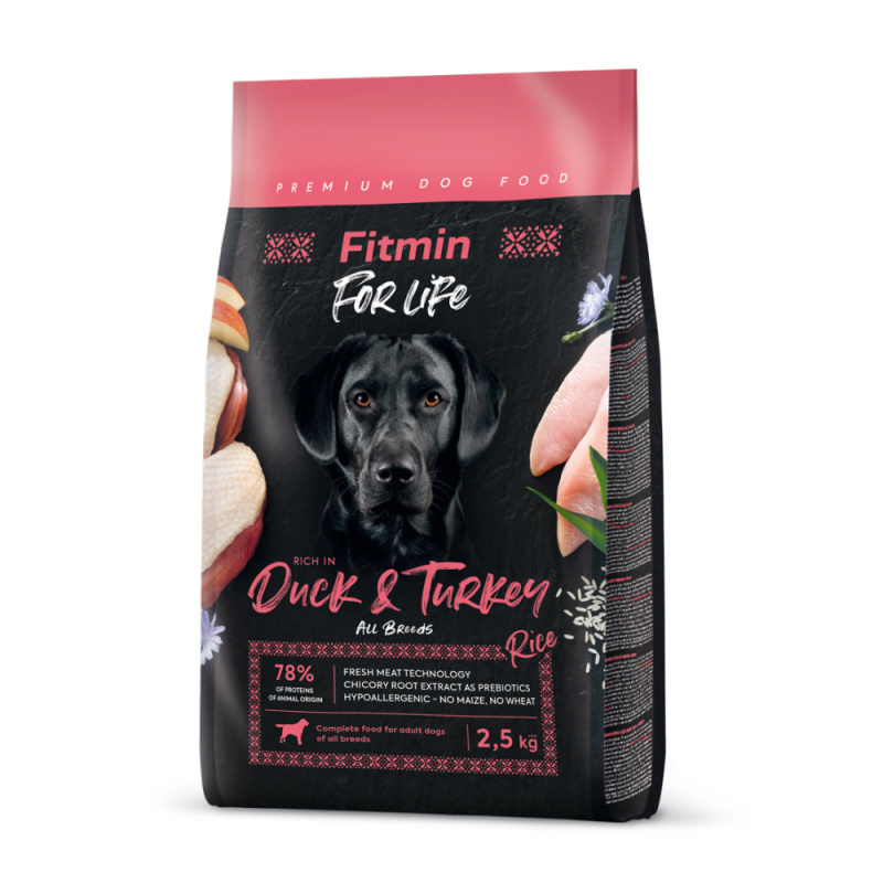 Fitmin dog For Life Duck & Turkey 2,5 kg