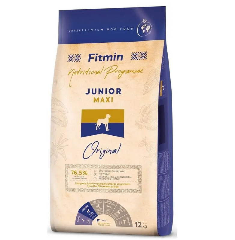 Fitmin dog maxi junior 12 kg