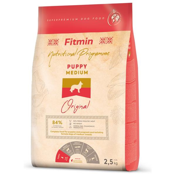 Fitmin dog medium puppy 2,5 kg