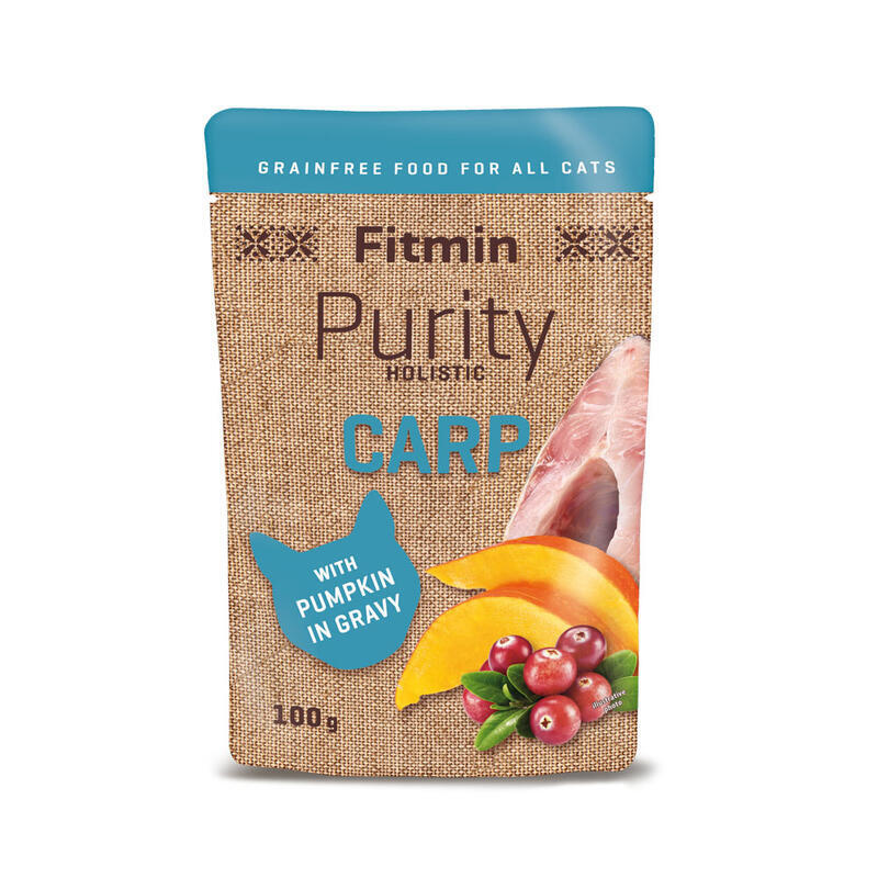 Fitmin cat Purity kapr s dýní kapsa 100g