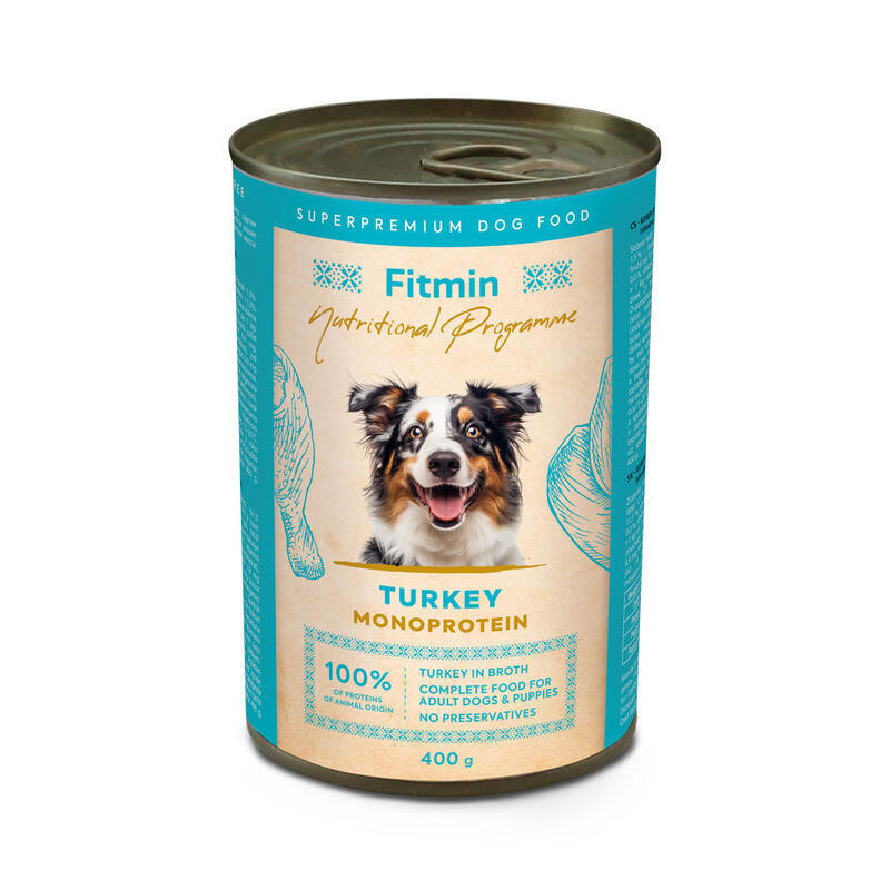 Fitmin dog NP konz. krůtí  400g
