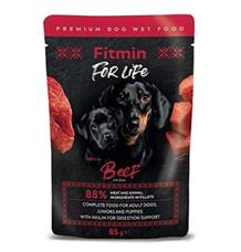 Fitmin For Life dog Hovězí s inulinem kapsa 85g