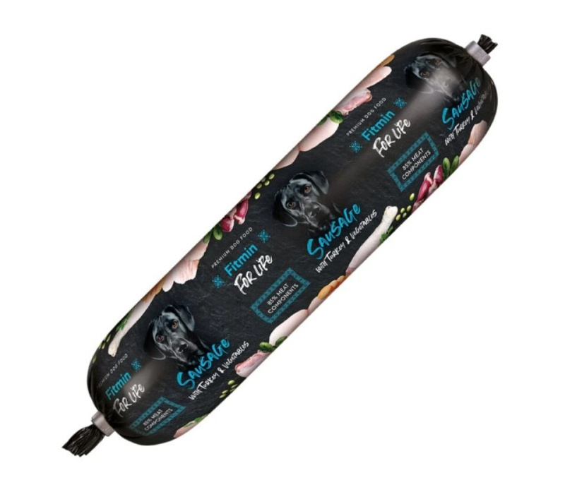 Fitmin FL dog poch. Krůtí salám se zeleninou  900g