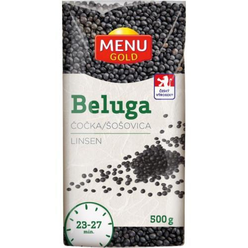 Menu Gold čočka černá beluga 500g