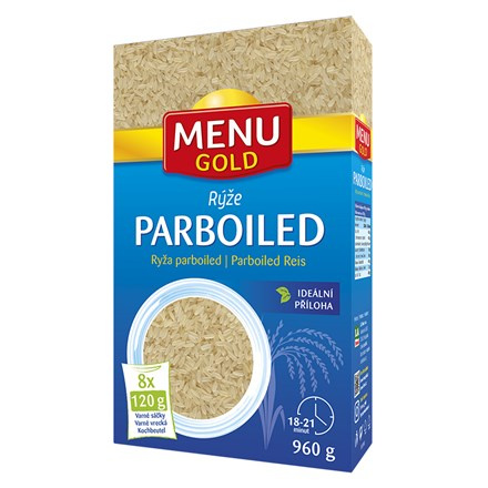 MENU GOLD Rýže parboiled varné sáčky 960 g
