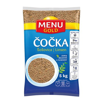 MENU GOLD Čočka velkozrnná 5 kg