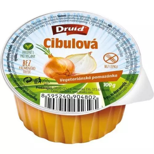 Druid Vegetariánská pomazánka s cibulí
